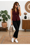 Women's Sleeveless Collared Stoned Open Front Atlas Vest - 3
