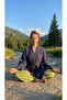 Wellness 100% Cotton 4-Layer Muslin Kimono – Yoga, Spa, Beach, and Daily Use