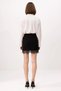 Women's Mini Skirt A-Line Regular Waist Lace Detail 100% Polyester Interlock Knitted Daily Casual Stylish - 5