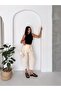 Women's Muslin Fabric Elastic Waist Lace-Up Capri Pants - 2
