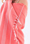 Mia 100% Cotton Striped Beach Peshtemal |   Quick-Drying, Extra Light Tasseled Pareo |   Beach, Pool and Bath Towel - 7