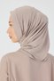 Women's Neck Cover with Glasses and Headphone Port, Sporty, Comfortable, 100% Cotton Combed Cotton Hijab Bonnet - 6