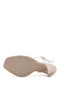 Women's Textile Beige Heeled Shoes - 4