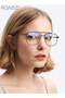 Blue Light Blocking Glasses Blue Light Filter Computer Reading Gaming TV Phones Oversized Eyewear Fashion Anti Eyestrain Headache for Women Men Black - 2