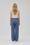 Women's Organic Cotton Muslin Palazzo Pants High Waist Lightweight Fabric - 5