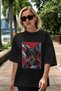 For Dog Lovers 53 Front Dog Printed Black Oversize T-Shirt 100% Cotton Unisex Dog Lover Premium Design - 5