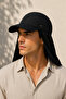 Black Legionary Hat Uv Protection Summer Unisex with Back Closure - 4