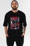 For Dog Lovers 53 Front Dog Printed Black Oversize T-Shirt 100% Cotton Unisex Dog Lover Premium Design - 2