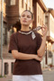 Women's Scarf Detailed Cotton T-Shirt - 2