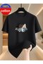 Mr. enjoy the holiday design caravan printed premium oversize t-shirt