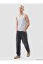 Esvab • Modern & Distinctive Zero Roba Collar Embroidered Men's Sleeveless T-Shirt - 2