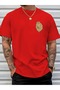 Erke Lion Emblem Printed T-Shirt New Season Oversize Casual - 5