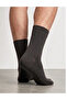 Men's Organic Cotton Single Sock Socks Anthracite - 2