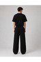 Economic Package: 2-Piece Black Gray Wide-Leg Men's Sweatpants Comfortable Wear - 7