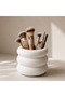 Handmade Plaster Concrete Decorative Flower Pot Pen Holder Makeup Brush Holder Makeup Organizer Box Modern Home Decor - 3