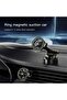 C158 2-in-1 Magnetic Car Phone Holder with Rotatable Ring Stand, Strong Magnetic Grip - 2