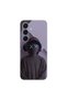 Samsung Galaxy S25 Compatible No Face 2 Design Transparent Case