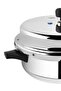 Aluminimum Premium Quality Deluxe Senior Non-Stick Pressure Cooker With Outer Lid Silver Silver 6Liters - 4