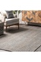 Jute White Rectangular Carpet Ultra Soft Area Carpets For Bed Room Living Room And Dining Room Anti-Slip Floor Carpets Easy To Clean Made In India Grey 150 X 220 Cm - 4
