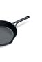 Pre-Seasoned Cast Iron Cookware Set - 20Cm & 24Cm Frypan, Induction Compatible, Black - 2