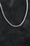 316L Steel Silver Color Foxtail Model Chain Men's Necklace Premium Stain Resistant Elegant