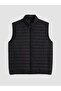 Regular Fit Stand Collar Men's Puffer Vest - 4