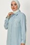 Shirt Collar Long Tunic 46596 - 3