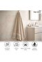 Ultra Luxe 780 Gsm Turkish Cotton Bath Sheet 90x150 Cm-sand - 5