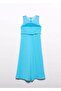 Mayoral Abel Lula Girls' Belted Evening Dress Jumpsuit Blue - 3