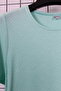 Women's Plus Size Lycra Crew Neck Fish Back Pattern Short Sleeve Mom T-Shirt Combed Cotton Blouse - 5