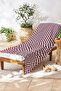 Polka Dot Modern Stylish Beach Towel - Red Navy Blue Geometric Minimalist Quick Dry Beach Cover-Up