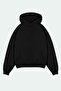 Men's Oversize Sweatshirt Hoodie Ring Spirit Black Printed Black – Hooded, Kangaroo Pocket, 3 Strands - 7
