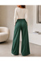 Women's Plain Modal Fabric Wide Leg High Waist Loose Fit Trousers Style Sweatpants - 4