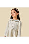Peter Pan Collar Long Sleeve Dress with Belt - 5