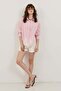 Pink Lace Detailed Shirt - 4