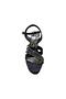Women's Thick Platform Heel Glittery Stone Evening Dress Summer Shoes - 2