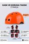 Bicycle Skateboard Roller Skating Pink Red Black Navy Blue Girls Boys Kids Helmet, Knee Pads Elbow Pads Gloves 3-8 Years Old - 2