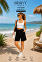 3-Piece Black Gray Navy Blue Combed Cotton Shorts Combination Casual Sports Shorts Set - 6