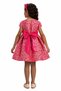 Girl's Evening Dress Floral Jacquard Cape Sleeve Puffy Gown - Birthday, Party, Wedding, Graduation (3, 4, 5, 6, 7 Years) 35376Pr - 5