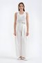 Women's 100% Cotton Balloon Fit Design Trousers with Pleated Detail on the Front - 2
