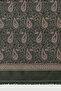 شال منقوش بملمس ناعم - كاكي - 2