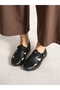 Raven Black Genuine Leather Women's Sandals - 4