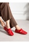 Raven Red Genuine Leather Women's Sandals - 2