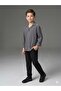 Ribbed Casual Special Occasion Boys' 2-Piece Set with Chain Accessories