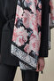 Rose Pattern Elegant Voile Silk Shawl Hijab Shoulder Shawl and Scarf - 5