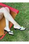 Black Satin (Miley) Flip-Flop Heeled Slippers with Floral Detail - 3