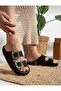 Orthopedic Sole Double-Strapped Buckle Wrapped Women's Comfortable Slippers - 3