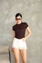 Embossed Logo Printed Bodysuit - 2
