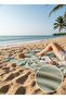 4 Layers 100% Cotton Muslin Quick Drying Large Beach Towel, 100X200 Cm. - 4