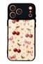 iPhone 17 Pro Cherry Ribbon Luxury Design Glossy Phone Case